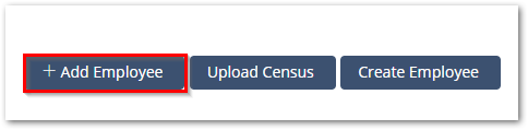 Screenshot showing the Add Employee button