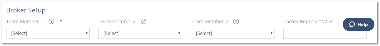 Screenshot showing the Broker Setup section