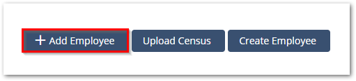 Screenshot highlighting the Add Employee button in the Employee List