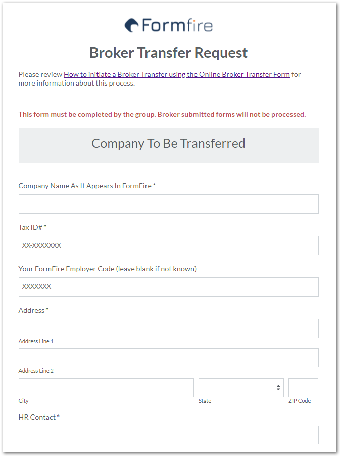 Broker Forms